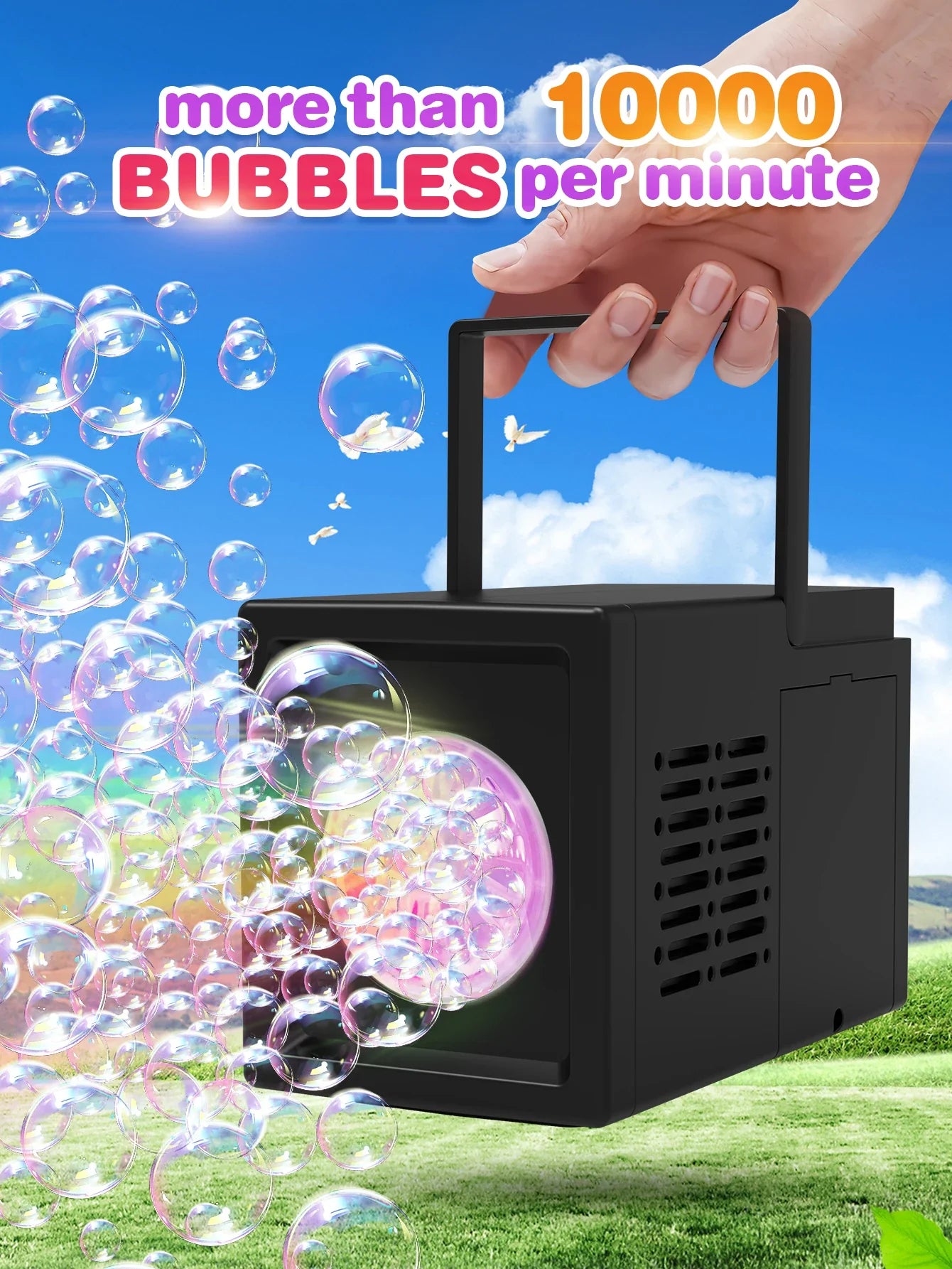 AirBubble Handheld Automatic Bubble Machine