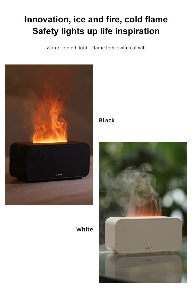 Aroma Diffuser & Humidifier-Colorful Flame