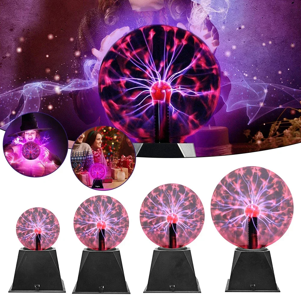 Magic Plasma Globe – Touch & Sound Activated Atmosphere Light
