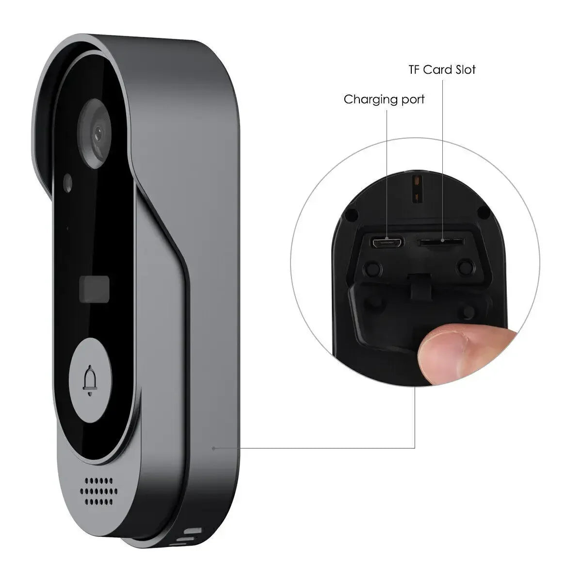 Smart Video Doorbell with HD Camera, WiFi & IR Night Vision
