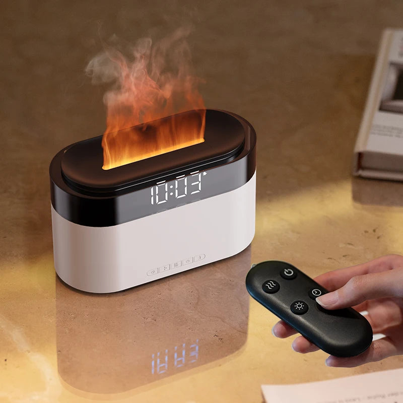Home Desktop Humidifier with Alarm Clock Aroma Diffuser