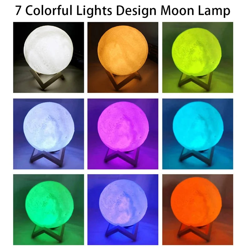 Moon & Galaxy LED Light–Dreamy Bedroom Glow