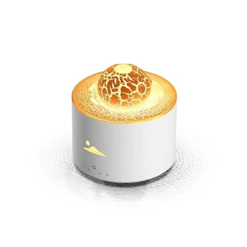 Creative Fort Aroma Diffuser with Colorful Smoke Ring Humidifier