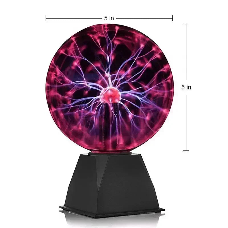 Magic Plasma Globe – Touch & Sound Activated Atmosphere Light
