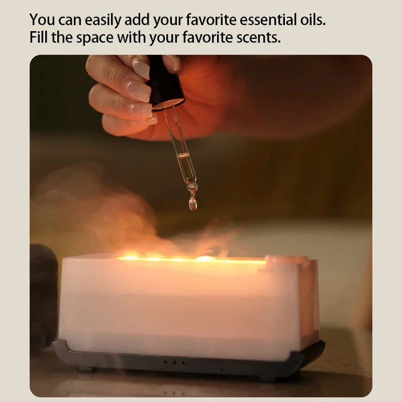 Aroma Diffuser & Humidifier-Colorful Flame