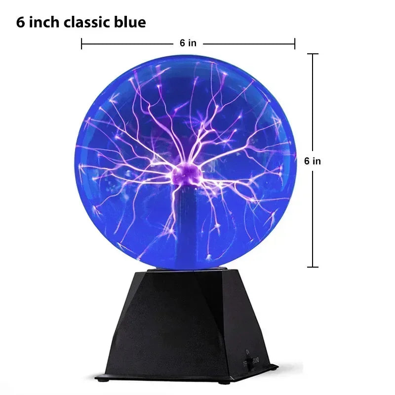 Magic Plasma Globe – Touch & Sound Activated Atmosphere Light