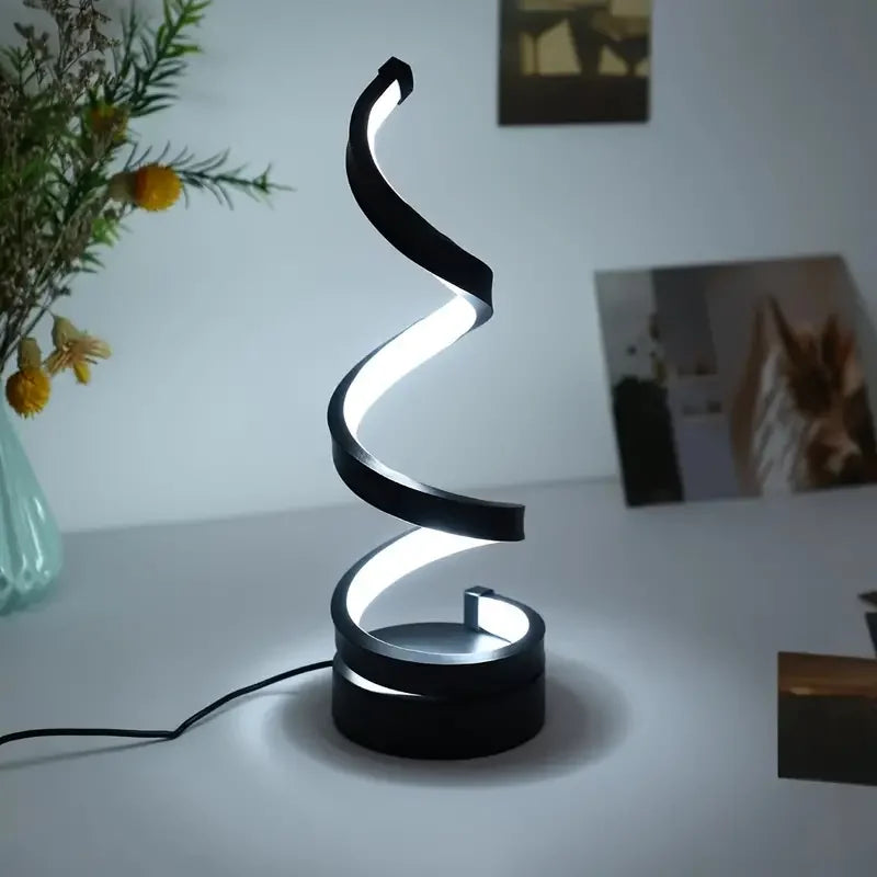 Modern Spiral LED Table Lamp