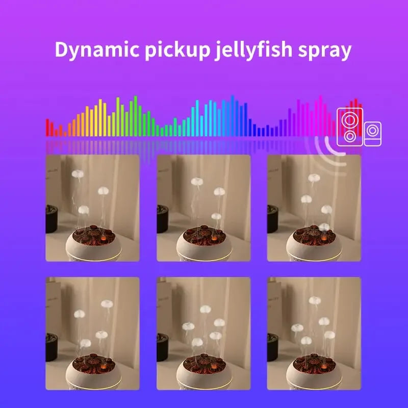 Remote Control Jellyfish Air Humidifier with 7 LED Colors