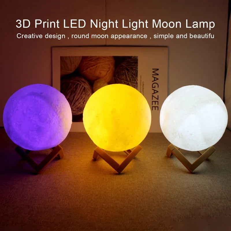 Moon & Galaxy LED Light–Dreamy Bedroom Glow