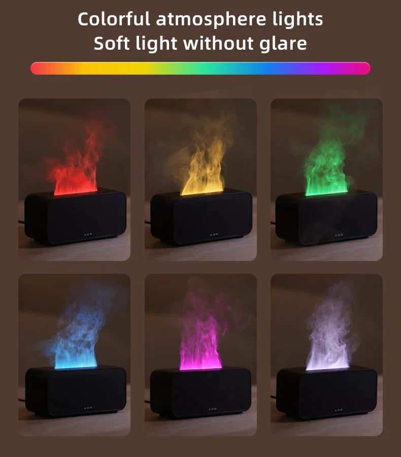 Aroma Diffuser & Humidifier-Colorful Flame