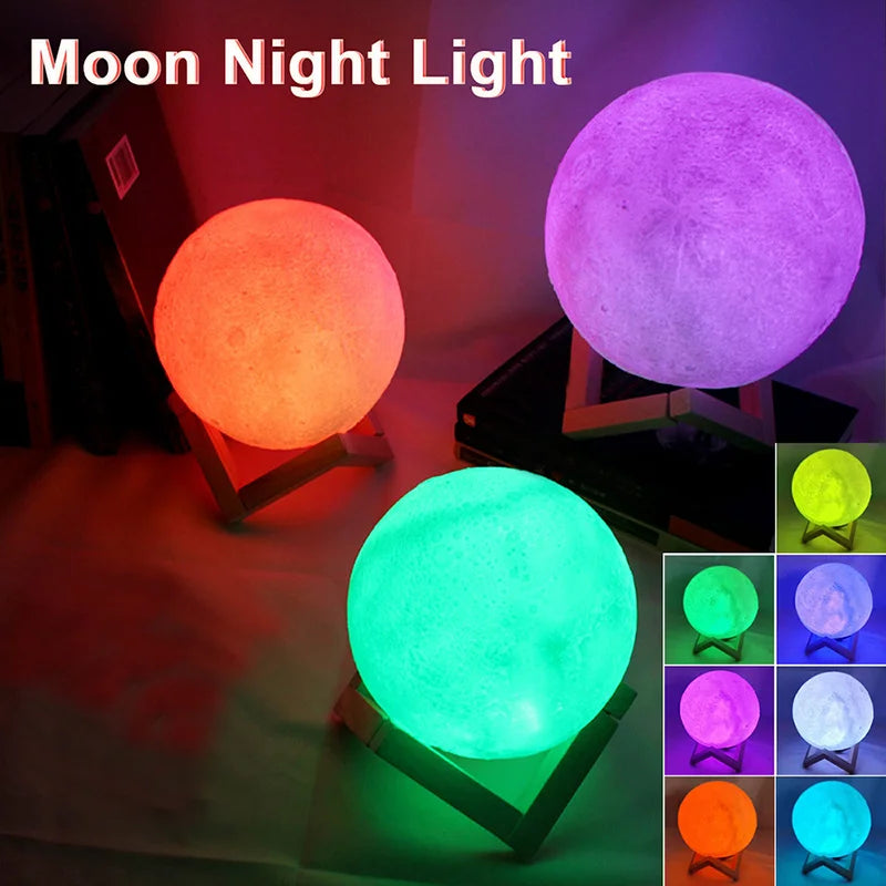 Moon & Galaxy LED Light–Dreamy Bedroom Glow