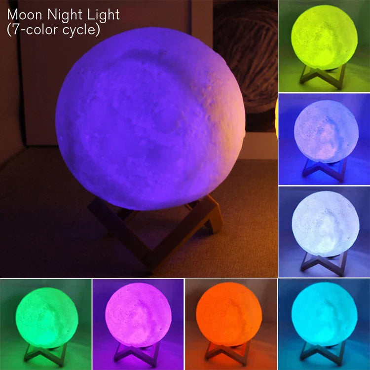 Moon & Galaxy LED Light–Dreamy Bedroom Glow