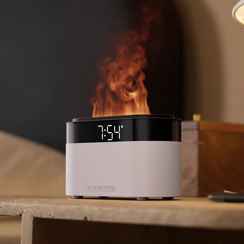 Home Desktop Humidifier with Alarm Clock Aroma Diffuser