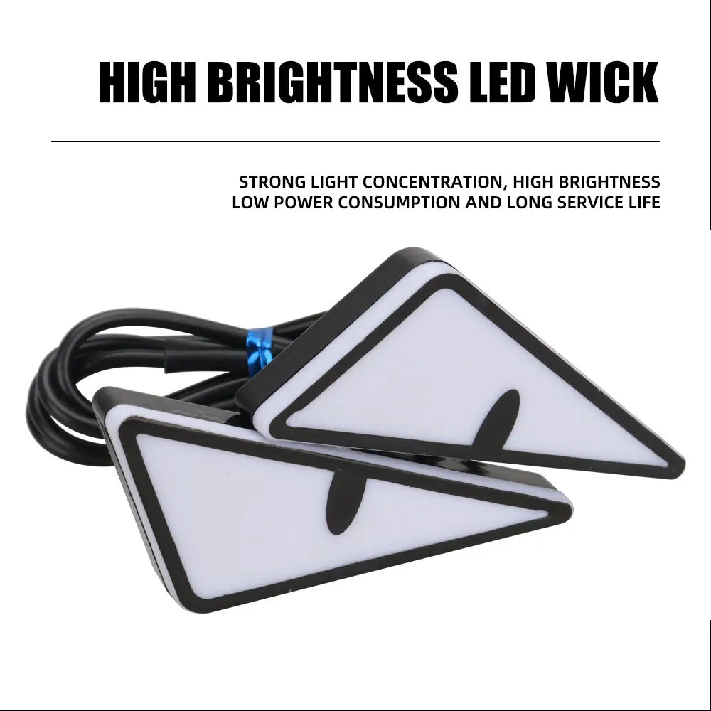 2 Pieces LED Devil Eye Lights – Universal Car/Motorcycle