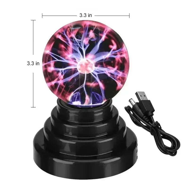 Magic Plasma Globe – Touch & Sound Activated Atmosphere Light