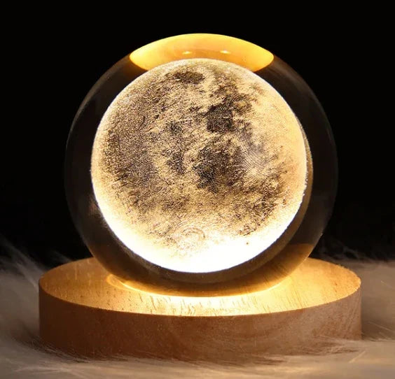 3D Crystal Ball Night Light