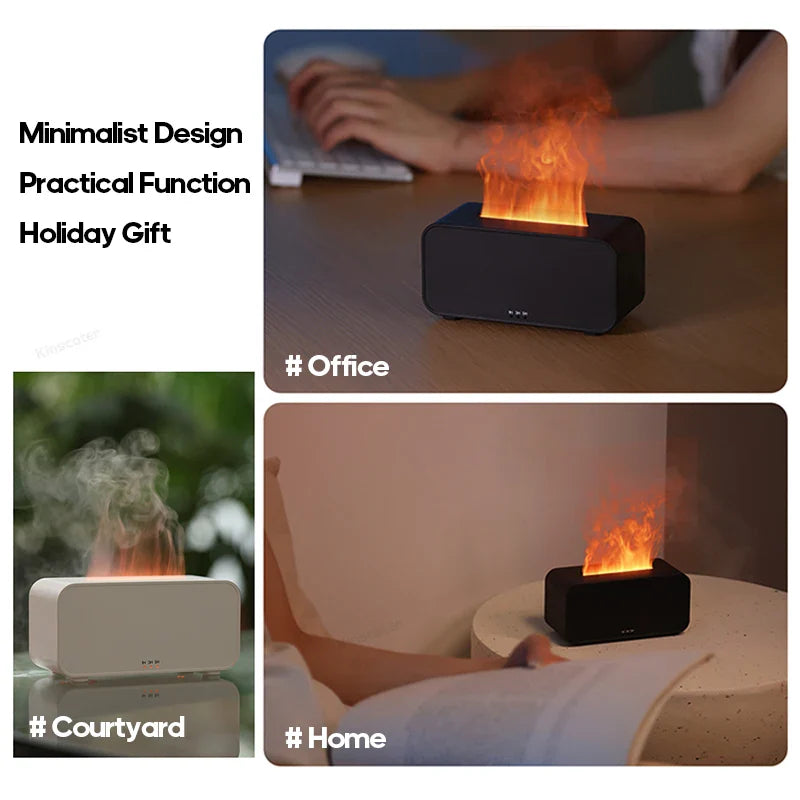 Aroma Diffuser & Humidifier-Colorful Flame
