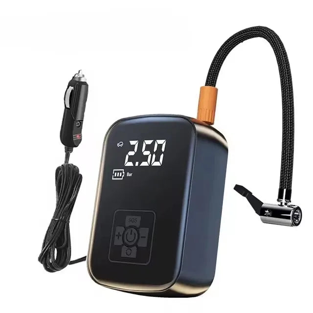 Smart Wireless Air Compressor – Fast Inflation On-the-Go