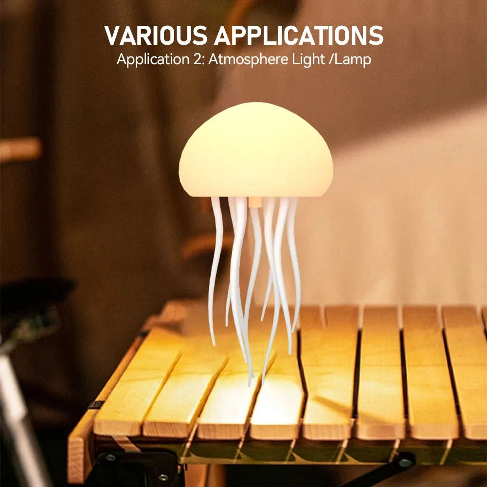Portable Jellyfish Lamp with Soft Glow Effect