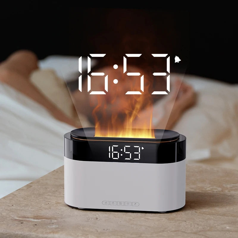 Home Desktop Humidifier with Alarm Clock Aroma Diffuser