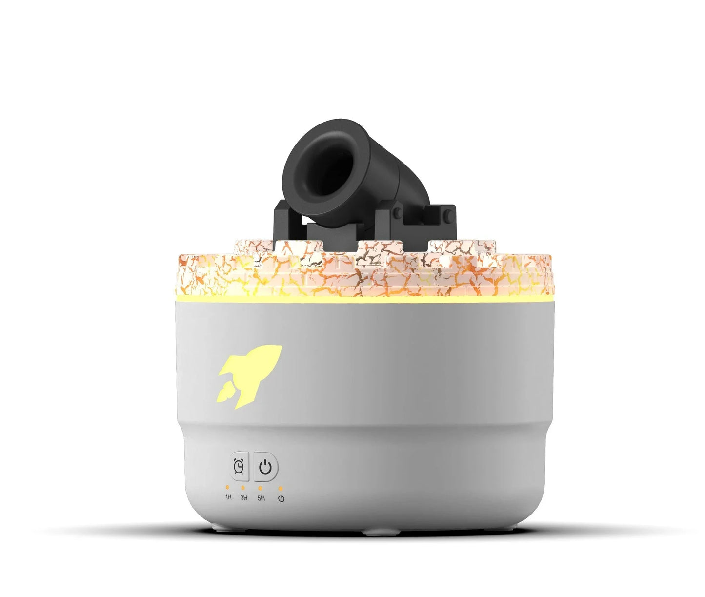 Creative Fort Aroma Diffuser with Colorful Smoke Ring Humidifier
