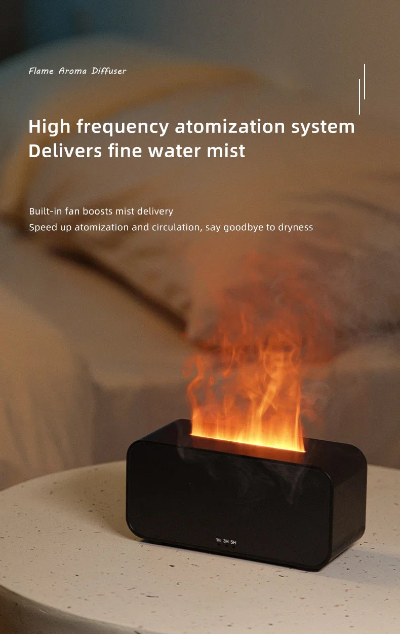 Aroma Diffuser & Humidifier-Colorful Flame