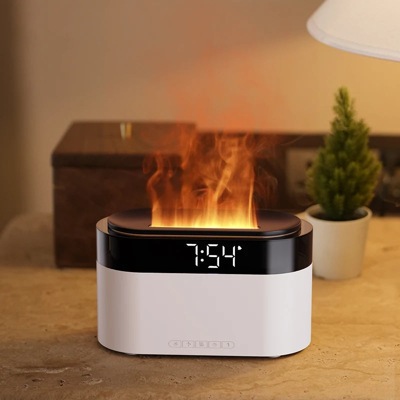 Home Desktop Humidifier with Alarm Clock Aroma Diffuser