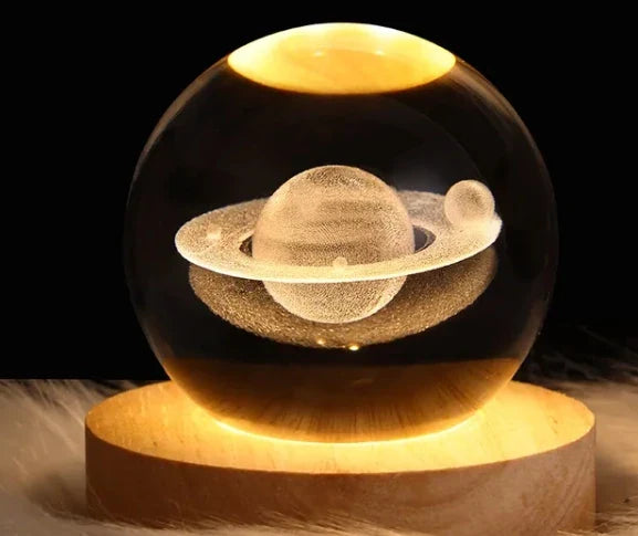 3D Crystal Ball Night Light