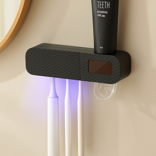 Smart Toothbrush Rack Wall Mounted 3-Slot