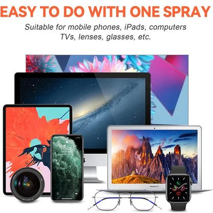2 in 1 Microfiber Screen Cleaner Spray