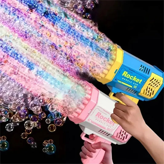 Portable 40-Hole Bubble Blaster – Electric Toy Gift