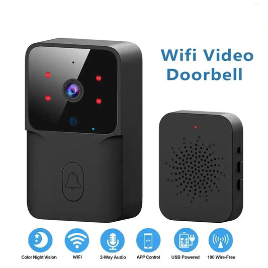 Smart WiFi Doorbell – Wireless, App Control, Multi-Power