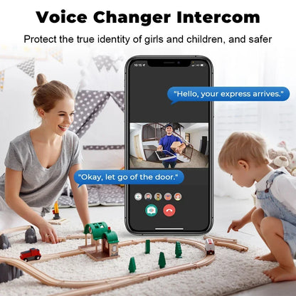 Smart WiFi Doorbell – Wireless, App Control, Multi-Power
