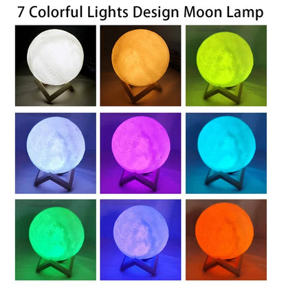 Moon & Galaxy LED Light–Dreamy Bedroom Glow