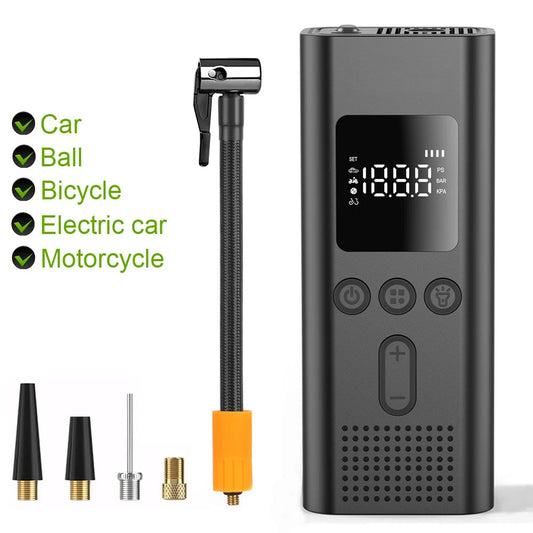 Cordless Tire Inflator 150 PSI with LED & Auto Shutoff