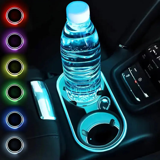 LED Car Coasters – Light & Style