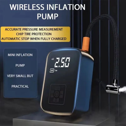Smart Wireless Air Compressor – Fast Inflation On-the-Go