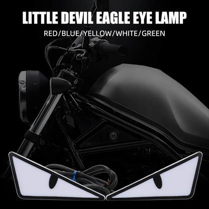 2 Pieces LED Devil Eye Lights – Universal Car/Motorcycle