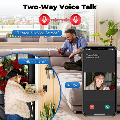 Smart WiFi Doorbell – Wireless, App Control, Multi-Power
