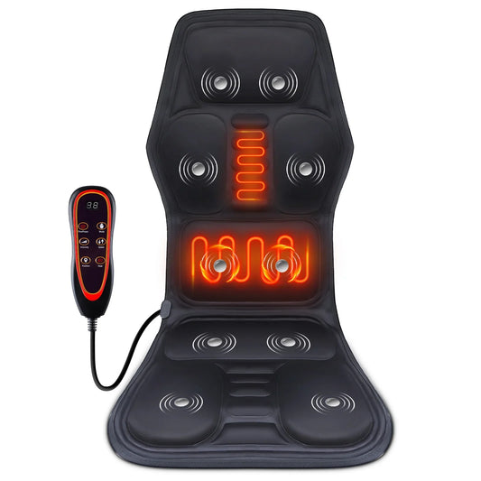 Electric Infrared Full-Body Back Massager with Heating for Home, Car, and Office