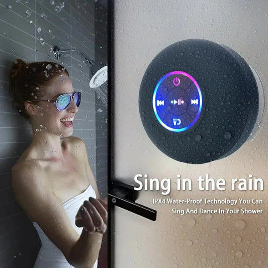 Waterproof Bluetooth Speaker – Handsfree, Bass Boost & Portable