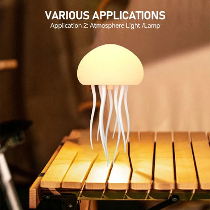 Portable Jellyfish Lamp with Soft Glow Effect