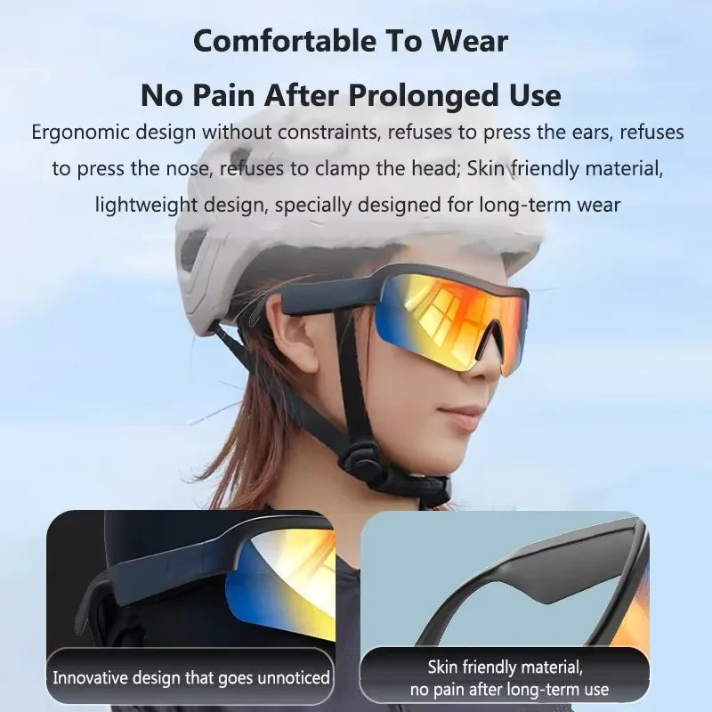 Smart Bluetooth Sport Audio Glasses with UV Protection
