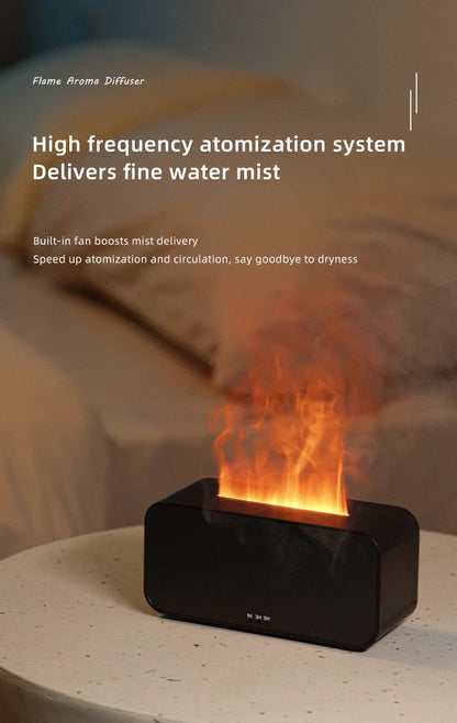 Aroma Diffuser & Humidifier-Colorful Flame