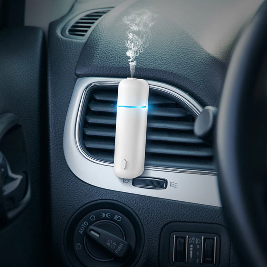 Car Air Freshener with Electric Essential Oil Diffuser